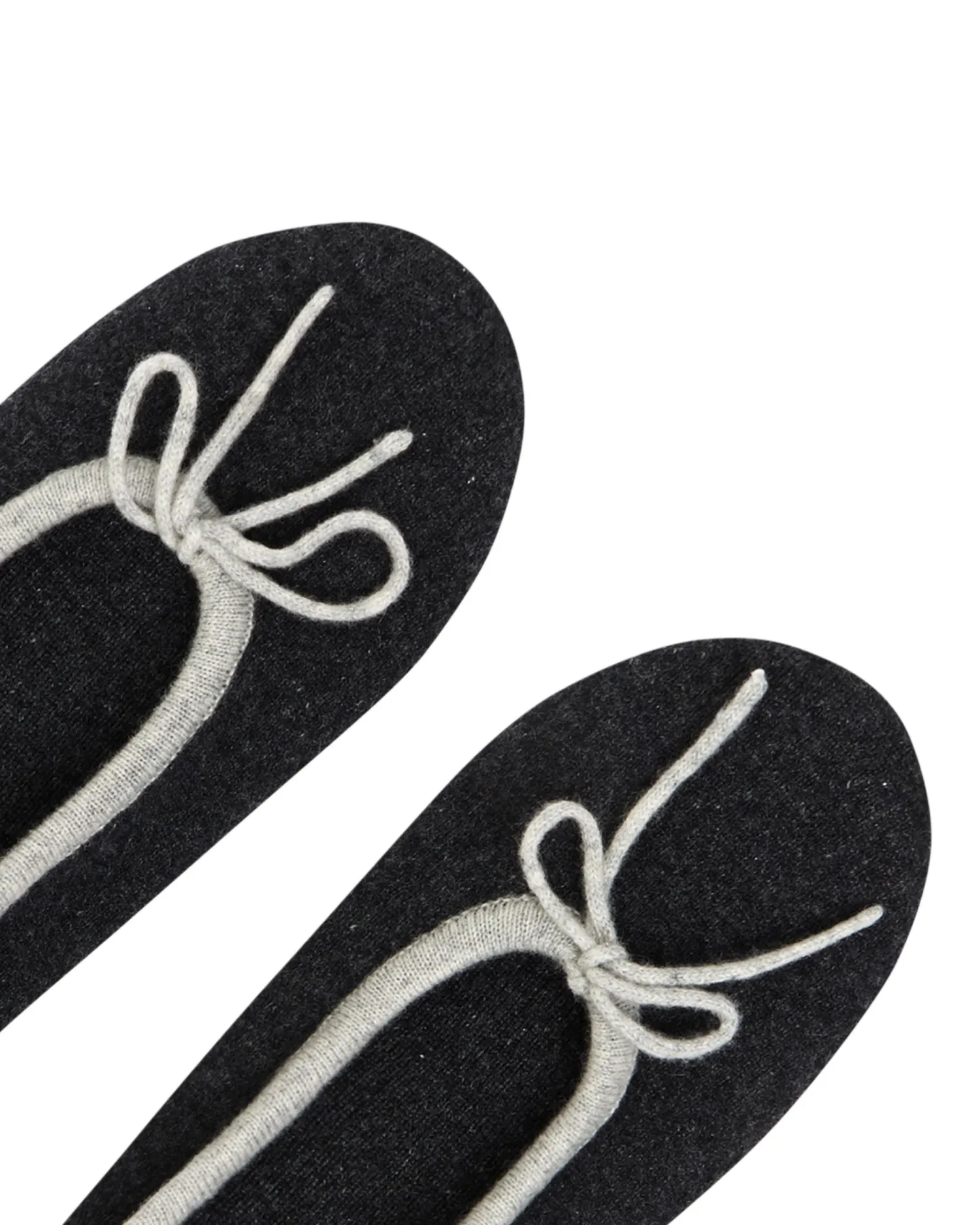 Women N.Peal Homeware | Slippers & Socks*Women's Contrast Trim Cashmere Slippers