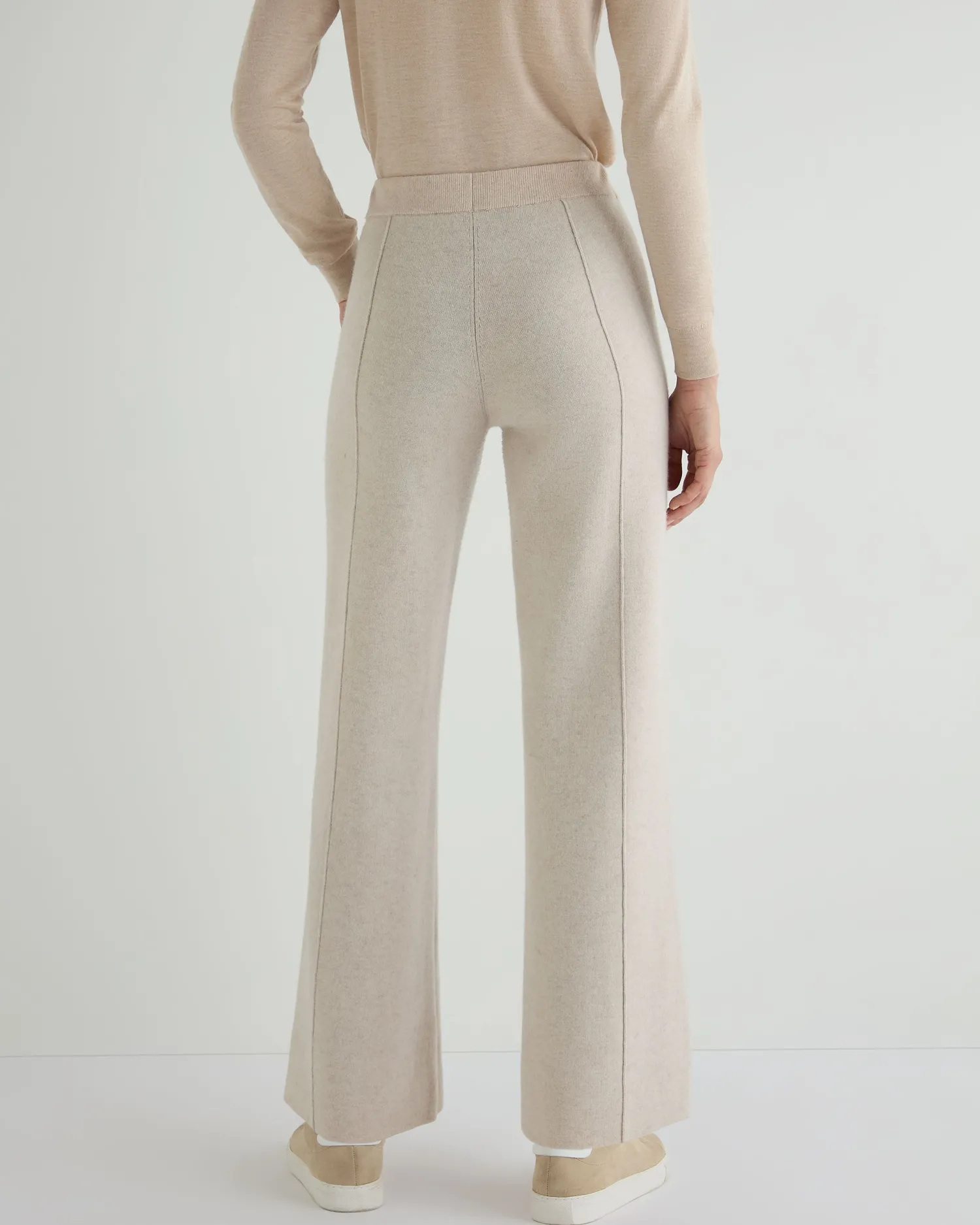 Women N.Peal White | Natural*Women's Double Face Pants