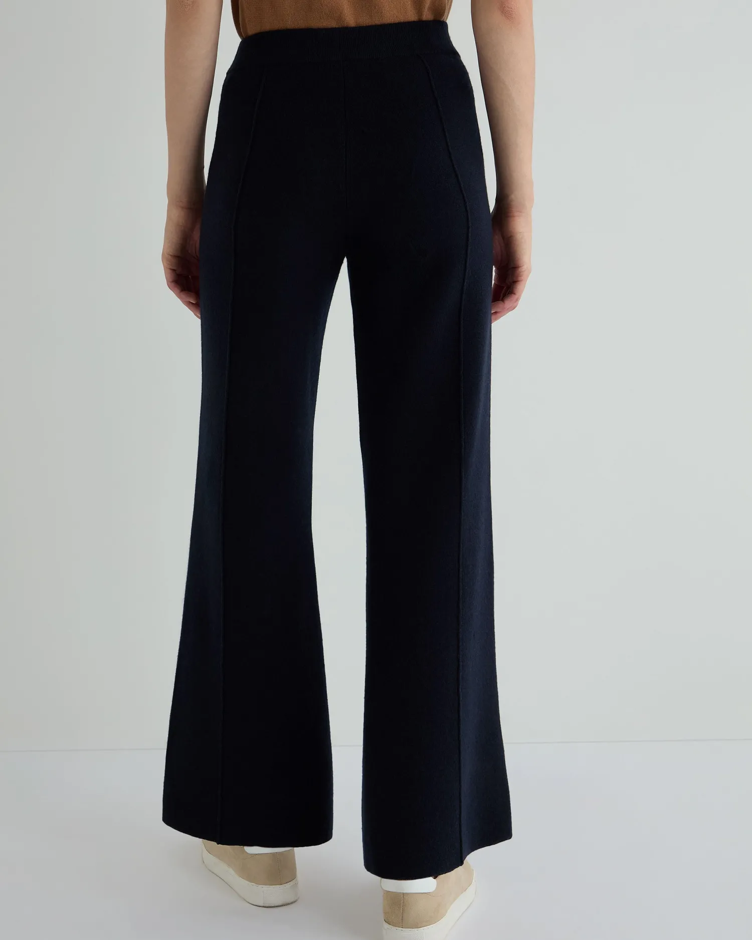 Women N.Peal Navy | Blue*Women's Double Face Pants