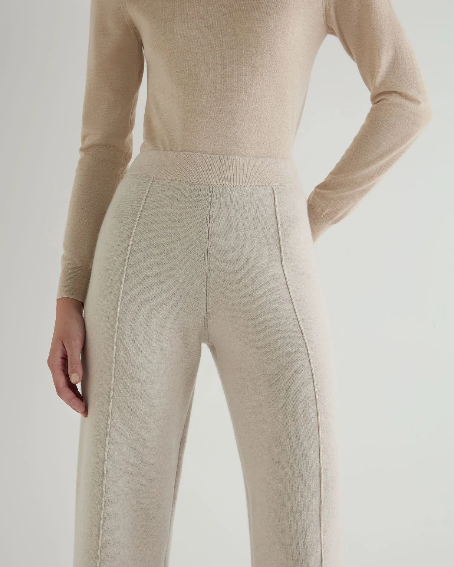 Women N.Peal White | Natural*Women's Double Face Pants