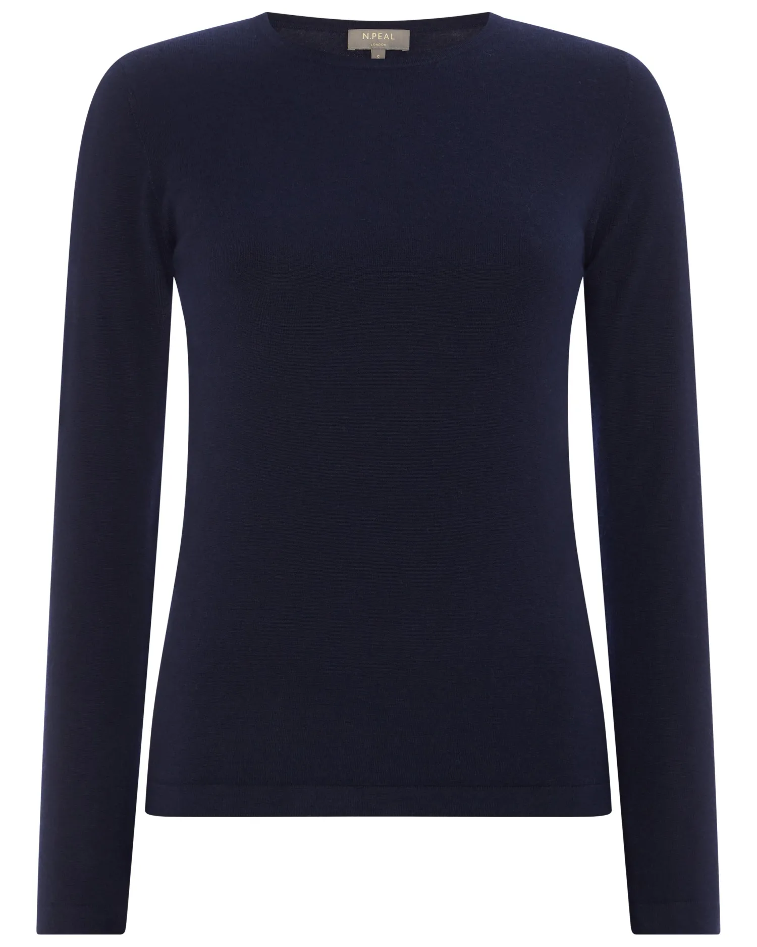 Women N.Peal Navy | Blue*Women's Eden Superfine Cashmere Round Neck Top