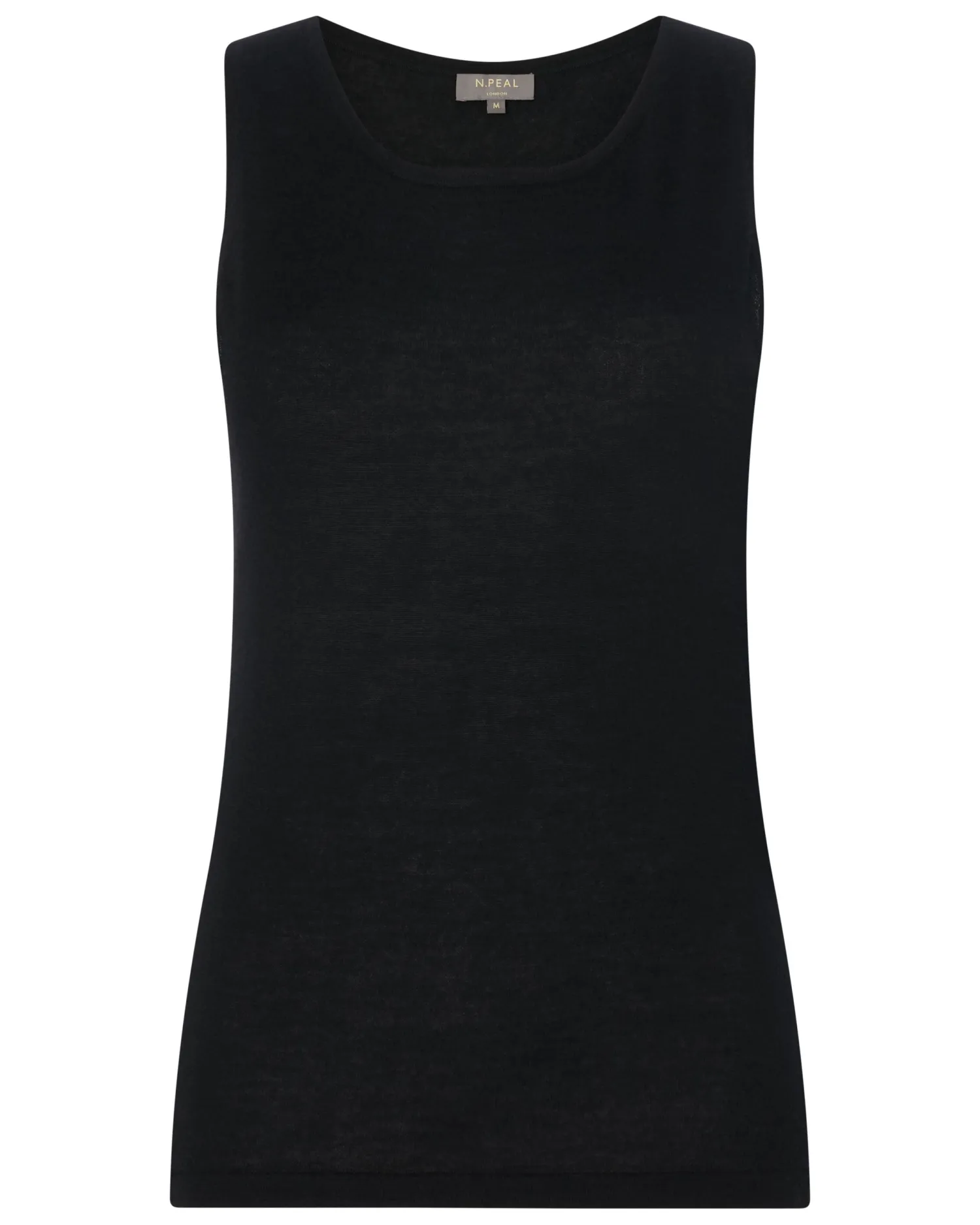 Women N.Peal Black | Superfine Cashmere*Women's Ella Superfine Cashmere Shell Top