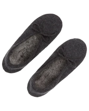 Women N.Peal Homeware | Fur Trim Accessories*Women's Fur Lined Cashmere Slippers