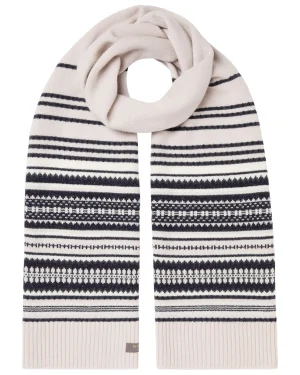 Women N.Peal Cashmere Scarves | Organic Cashmere*Women's Gradual Fairisle Cashmere Scarf With Lurex