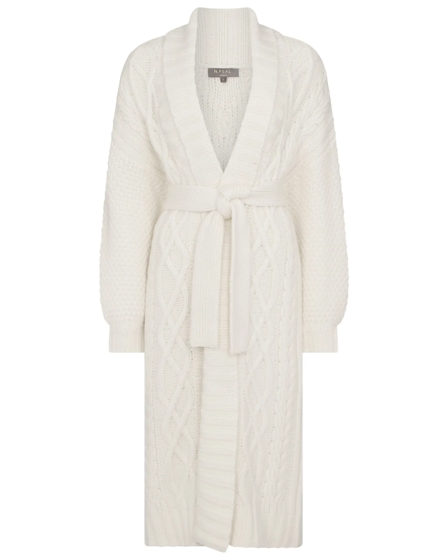 Women N.Peal White | Natural*Women's Hero Concept Cashmere Cardigan