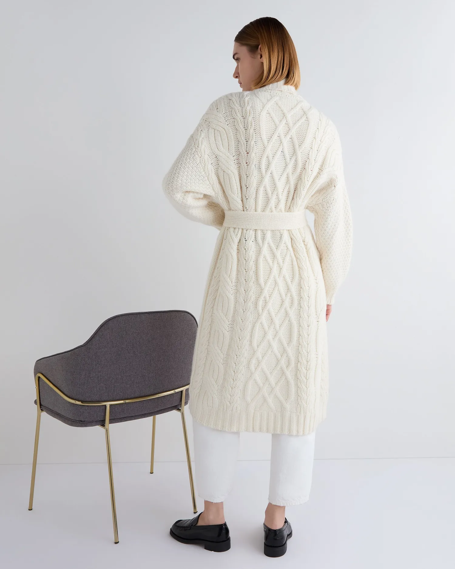 Women N.Peal White | Natural*Women's Hero Concept Cashmere Cardigan