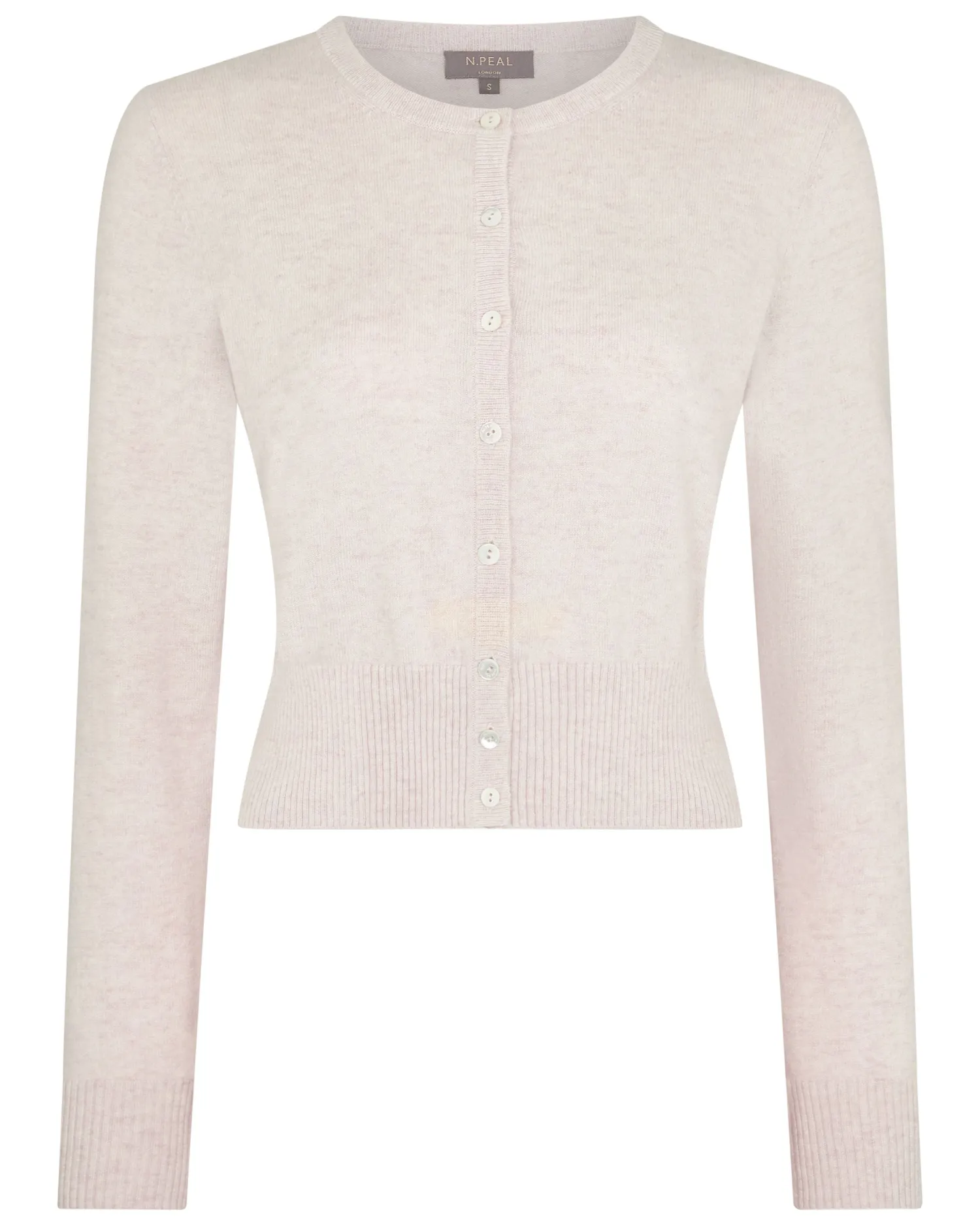 Women N.Peal White | Natural*Women's Ivy Cropped Cashmere Cardigan
