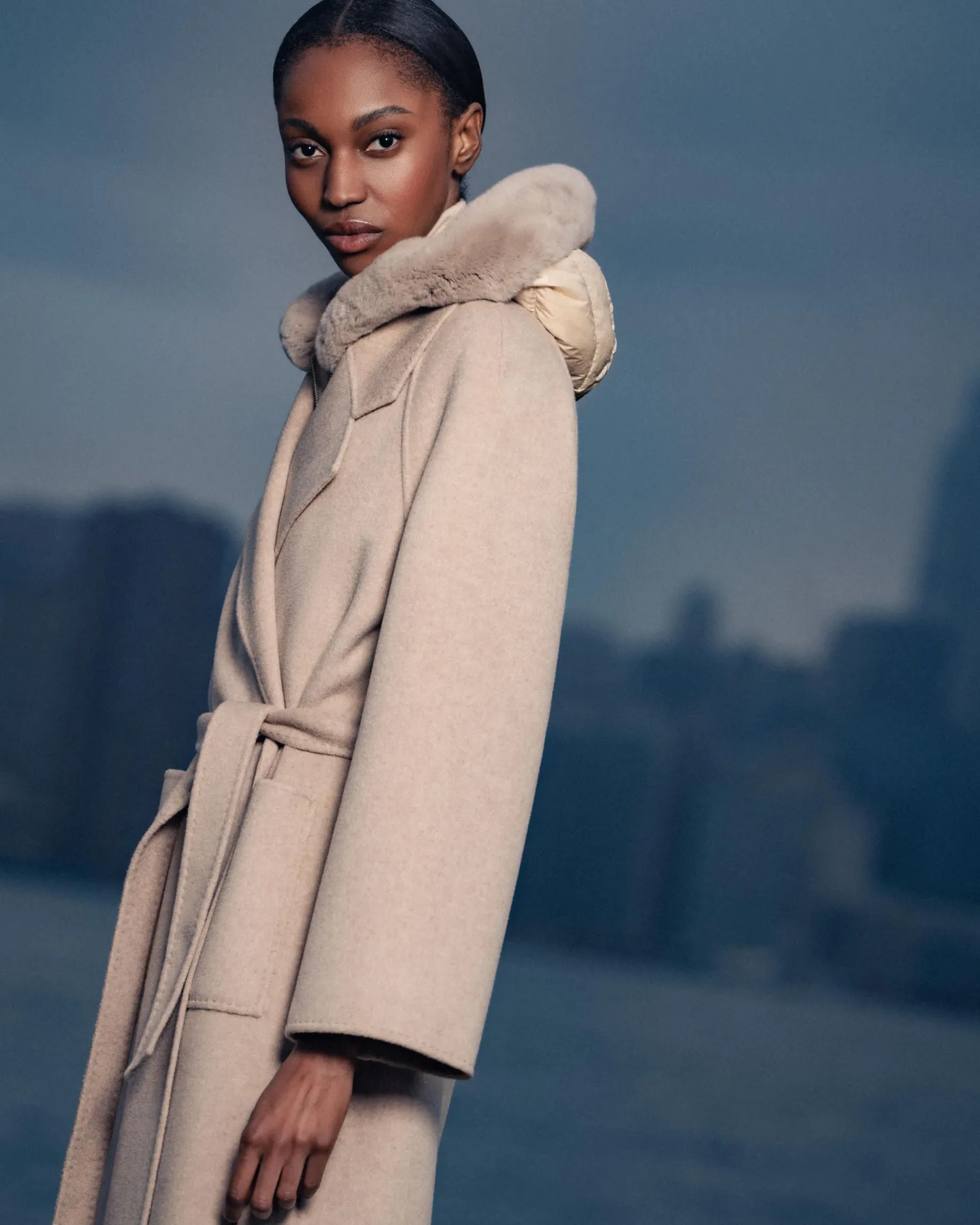 Women N.Peal White | Natural*Women's Longline Woven Coat