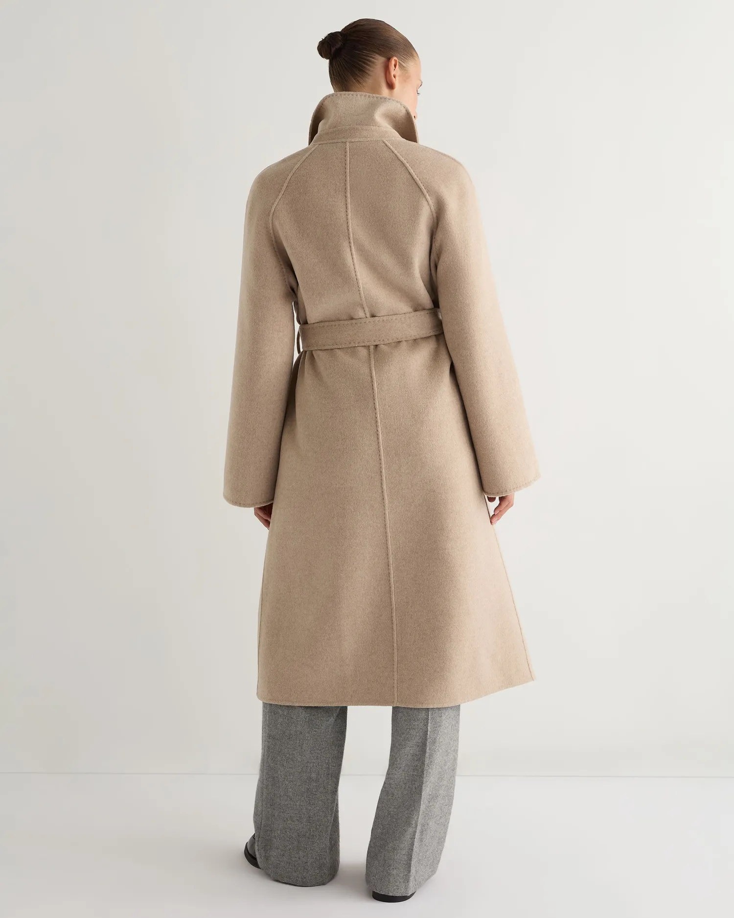 Women N.Peal White | Natural*Women's Longline Woven Coat