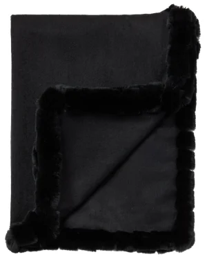 Women N.Peal Fur Trim Accessories | Pashminas, Wraps & Shawls*Women's Meribel Woven Fur Trim Cashmere Shawl