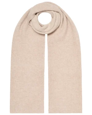 Women N.Peal Cashmere Scarves | Organic Cashmere*Women's Plated Rib Cashmere Scarf
