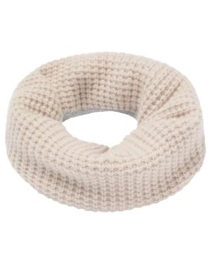 Women N.Peal Cashmere Scarves | Organic Cashmere*Women's Waffle Stitch Cashmere Snood With Lurex